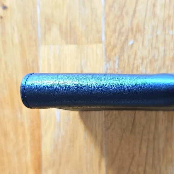 COACH Billfold ID Calf Leather Wallet - Black - Picture 14 of 14